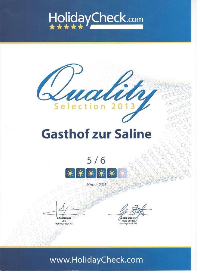 Gasthof Zur Saline Pratteln Exteriér fotografie